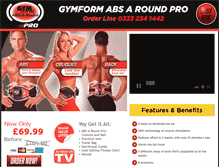 Tablet Screenshot of gymformabsaround.com